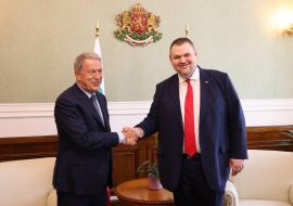 Delyan Peevski, Leader of the MRF and the Parliamentary Group of MRF–NEW BEGINNING, met with General Hulusi Akar, Chair of the Defence Committee of the Grand National Assembly of Turkey